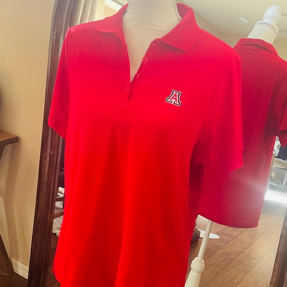 Like New Antigua University of Arizona Short Sleeve Polo